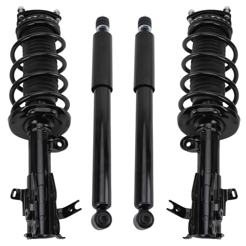 Image of TRQ Front and Rear Complete Strut Assembly & Shock Absorber Kit Compatible with 2012-2015 Honda Civic