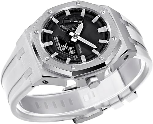 Kit conversion montre GA2100 homme avec boîtier acier inoxydable et bracelet GM2100