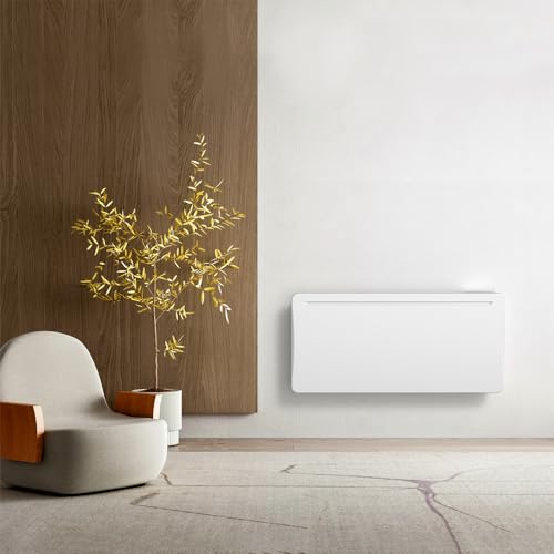 BATILEC - Radiateur Électrique Connecté ALEN WiFi 2000W– Inertie Céramique – Programmable – Suivi de Consommation – Détection Fenêtre – Blanc...