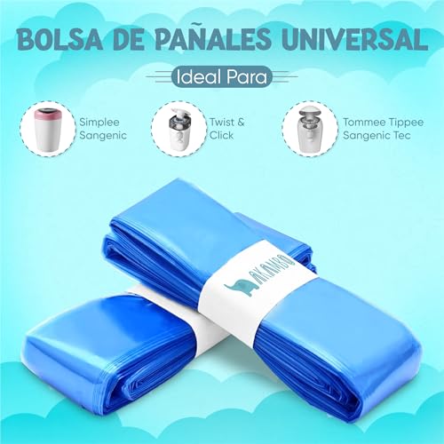 Miniatura 3 de Akambo Super Pack Ahorro 13 Recambios Originales Aroma A Polvo De Talco Papelera Pañales Originales Tomme Tipee Recambios Compatible Con Tomme Tipee Sangenic Tec Compatible Con Todos