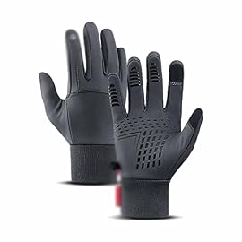 LLLY Winter Outdoor Sports Running Gloves Warm Gym Fitness Full Finger Gloves Men and Women Knitted Gloves