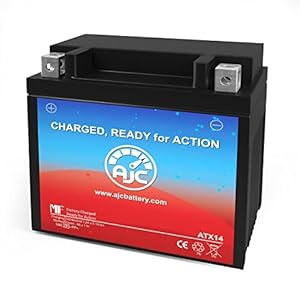 Honda TRX420FM1 FourTrax Rancher 4×4 420CC ATV Replacement Battery (2014-2016) – This is an AJC Brand Replacement