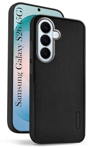 Image of Jkobi Rubberised Back Cover Case for Samsung Galaxy S26 5G (Textured Grip Design | Micro-Fiber Cloth Inside | Slim and Light Weight | Soft Touch and Feel)
