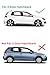 Passenger/Right Side Front Door Window Glass Replacement For Volkswagen Golf/GTI 4 Door Hatchback 2010-2014