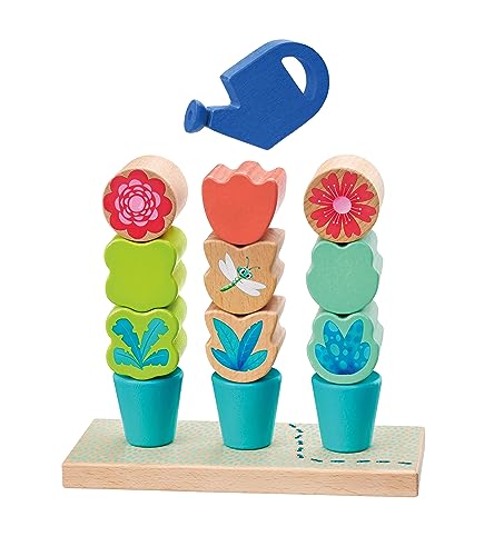Jeu Plug-in Fleurs en Bois Selecta 62086 Tulips Garden 14 pièces - 3
