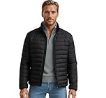 JACK IN THE BAG *SIZE S-6XL * Men's Lightweight Sleeveless Body Warmer Jacket - Gilet Body Warmer (UK, Alpha, M, Regular, Regular, BLACK JKT)