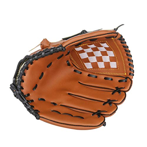 Lioobo 1 peça de luvas de beisebol com jarra de campo de 26 cm de espessura para homens e mulheres a