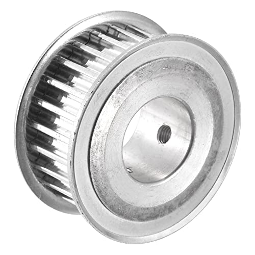 sourcing map 5 m 25 Zähne Zahnriemenscheibe Synchronrad Zahnriemen Antrieb ohne Schritt 5 mm Steigung 14 mm Bohrung für Riemen, 3D-Drucker, CNC