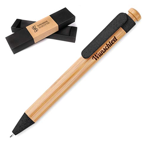 Personalisierter Öko Holz Kugelschreiber Stift Cover