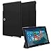Rome Tech Galaxy Book 12 Case, Folio Case Premium Magnetic Hybrid Shockproof Protective Cover for Samsung Galaxy Book 12 (2017) - Black