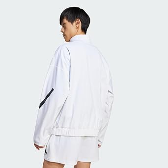 adidas Mens Z.N.E. Woven Jacket Athletic Outerwear Casual - White