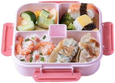 Lunch box, suitable for microwave heating or refrigeration, with ...