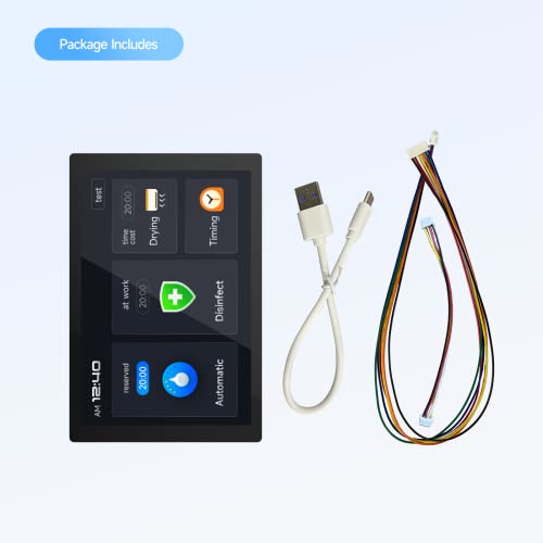 SC01 Plus Development Board with 3.5\'\' 320x480 Color Touch Screen LCD Display, Based on ESP32-S3, Wi-Fi, Bluetooth Connection for Bicycle Computer Meters,Air Fryers, Water Heaters, Washing Machines