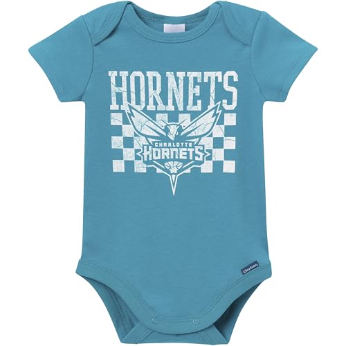 Image of Gerber Baby NBA Boys & Girls 2-Pack Short Sleeve Onesie Bodysuits
