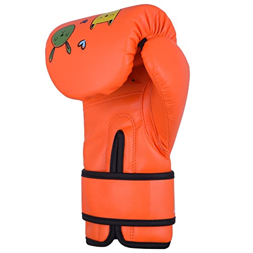 Kids Boxing Gloves 4Oz 6Oz Youth Boxing Gloves For Age 3 To 9 Years, Boys And Girls Training Boxing Gloves For Punching Bag, Kickboxing, Muay Thai, Mma (6Oz, Orange) #TOP3