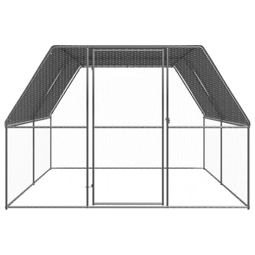 Cage à poules sécurisée anti-prédateur 3x4x2m avec toit - 3