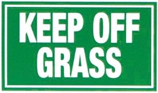 Golf Course Signs Keep Off Grass