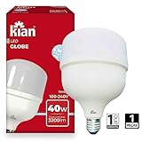 Kian - Lâmpada Led Globe Alta Potência Base E-27 40W 6,5K Bivolt