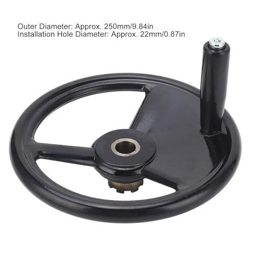 Volant de machine-outil pour remplacer une commande cassée sur tour et meuleuse - 3