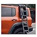 4x4 Offroad Aluminum Climb Ladder and Roof Rack Compatible for Tank 300 Car Part Auto Accessories(Black Ladder)