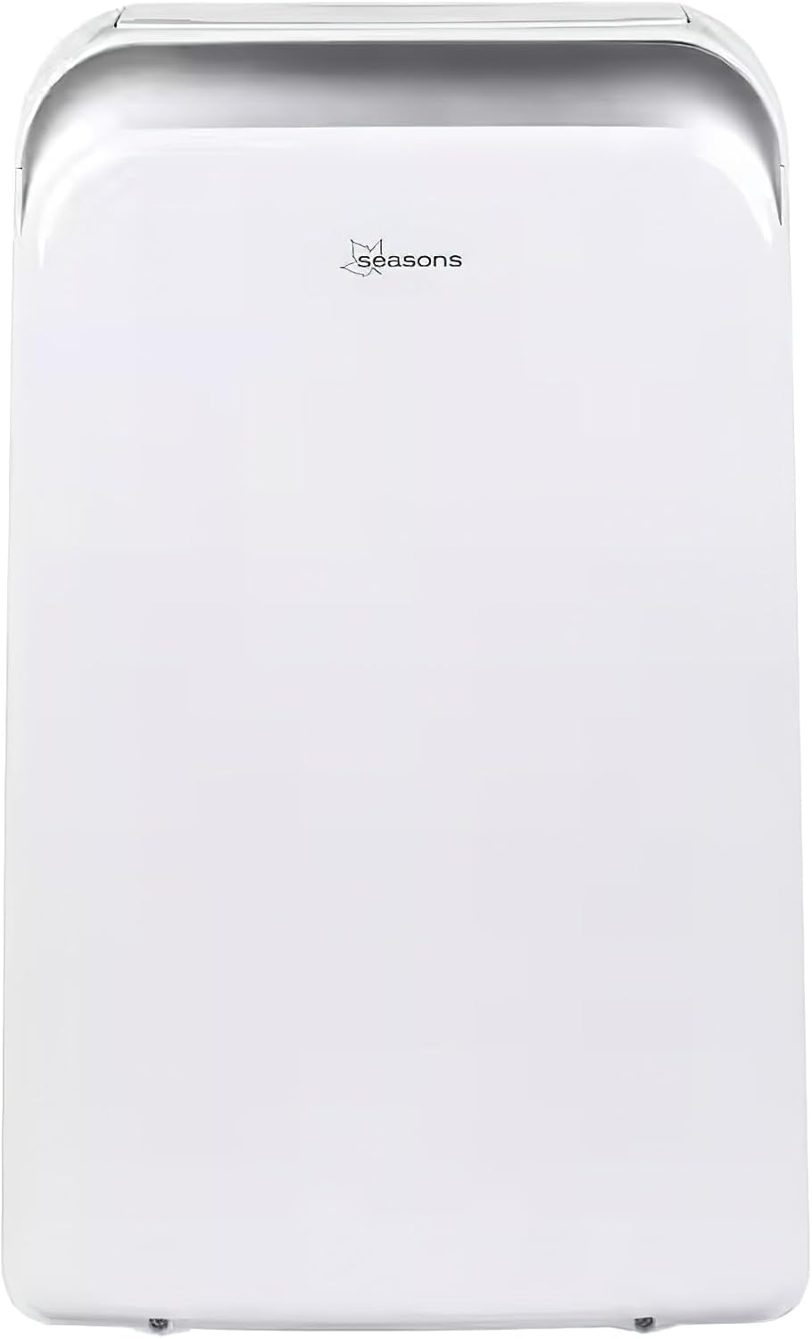 Front view of the Seasons SM13R1 Portable Air Conditioner in white.