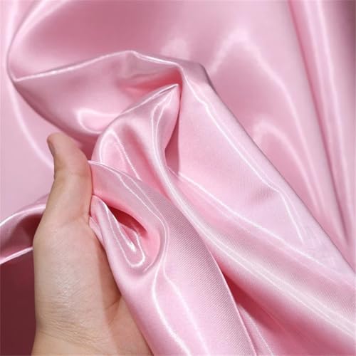 Tissu satiné brillant de luxe pour robe de mariée et haute couture au mètre