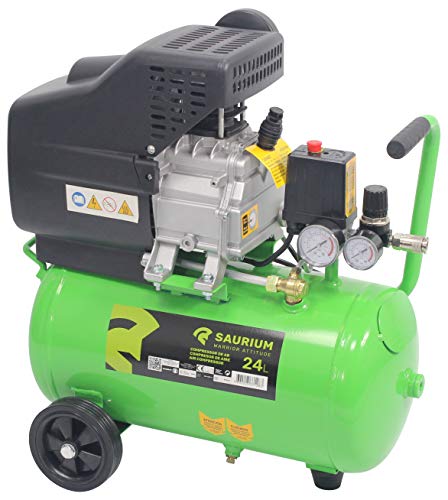 SAURIUM Compresor de Aire 24L 1.5HP