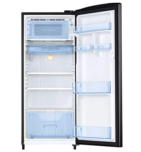 Image of Samsung 192 L 3 Star inverter Direct Cool Single Door Refrigerator (RR20A272YCB /NL, Camellia Black)
