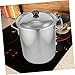 ARTSEWPLY Olla de Acero Inoxidable Gran Capacidad con Tapa Sólida y Asas Ergonómicas Olla Multiusos para Sopa Arroz y Cocción Cocinas Domésticas y Profesionales Imagen de ARTSEWPLY Olla de Acero Inoxidable Gran Capacidad con Tapa Sólida y Asas Ergonómicas Olla Multiusos para Sopa Arroz y Cocción Cocinas Domésticas y Profesionales