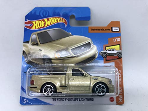 2020 Hot Wheels '99 Ford F-150 SVT Lightning Metallic Gold 1/10 HW Hot Trucks 237/250 (Short Card) Cover
