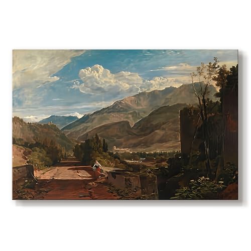 J.M.W. Turner | Road To The Mountains | Canvas Art Work | GAL085