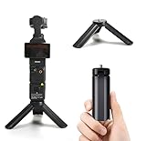 Tragbares Mini Stativ für DJI Pocket 3, Faltbarer Handgriff Tripod mit 1/4 Zoll Gewinde, ABS Material, 8,3 x 3,3 cm, Kompakter Desktop Ständer für Gimbal Kamera