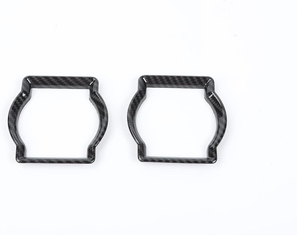 Compatible with NEW Dodge Nitro 2007-2012 ABS Cover Sticker Interior Accessories Car Accessories Decorative (Carbon Color, Rear Cup Holder Trim)