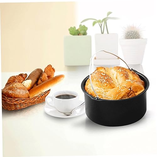 1 Conjunto Pote De Bolo Airfryer Frigideira De Forno Airfryer Acessórios Para Chapa Fritadeira De Aç