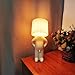 NIBERDA Novelty Desk Lamp - Funny Creative Shy Man Design, Warm Light Bedside Night Light for Adults, Gag Gift White Elephant Gift Anniversary Mother's Day (White)