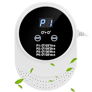 Luftreiniger Ozongenerator Geruchskiller, Air Purifier, Air Ozonizer Generator, Luftreiniger Allergiker mit 4 Loop-Modi, Ozongerät Ozonisator für Badezimmer, Küche, Rauch, Autos, Haustiere