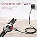Eiduoiry Garmin Watch USB-C Charger Adapter Garmin Charging Cable Converter Compatible with Garmin Fenix 7/7S/7X, Instinct 2/2S/Solar, Vivoactive 4/4S/3, Forerunner 245/945/55/45, etc. (Red)