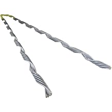 Fehr 1/4 Galvanized PLP Tree-Grip Dead Ends Yellow 10