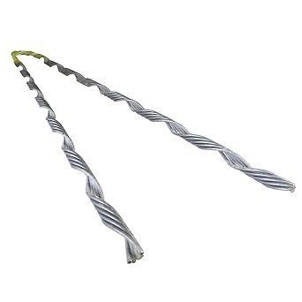 Fehr 1/4" Galvanized PLP Tree-Grip Dead Ends Yellow 4