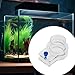 MFMEXUL Acrylic Fish Feeder, Clear Fish Feeding Ring, Heavy Duty Hanging Aquarium Feeding Ring for Betta and, 50mm
