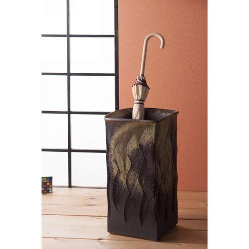 信楽焼 傘立て 青窯変クシ目 高さ47cm 信楽焼 傘立て 青窯変クシ目 信楽焼 傘立て 青窯変クシ目 高さ47cm 信楽焼 傘立て 青窯変クシ目