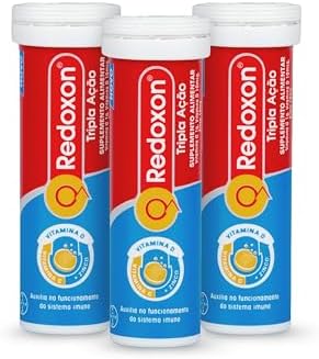 Redoxon Vitamina C, Vitamina D e Zinco 30 Comprimidos Efervescent...