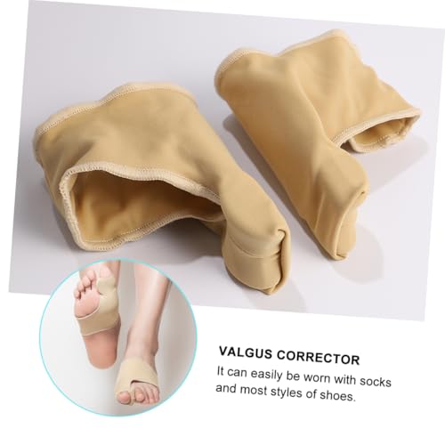 COLLBATH 1Pair Hallux Corrector Toe Separator for Overlapping Toes Bunions Comfortable Material for Wear Portable Foot Care Supplies S