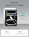 ESR Ascend iPad Pro 11 Inch Case with Keyboard (M4, 2024), Magnetic Detachable Keyboard with Multi-Touch Trackpad, Fully Landscape Stand, Color Backlit Keys, Pencil Clasp, Black