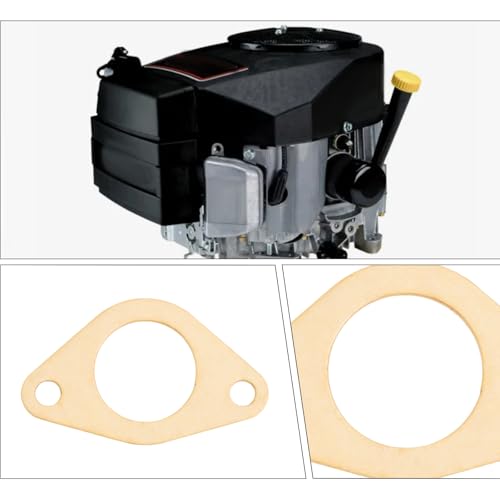 Image of 2Pcs Intake Manifold Gasket Lawn Mower Engine Gasket 11061-7019 Compatible with Kawasaki FH451V FH500V FH541V FH580V Yellow