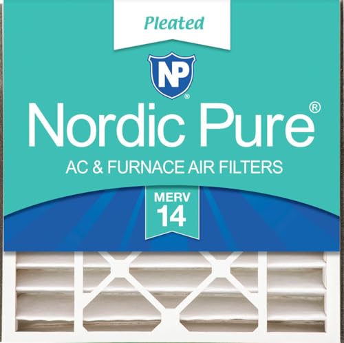 Image of Nordic Pure 20x20x5 Pleated MERV 14 Air Filter 1 Pack
