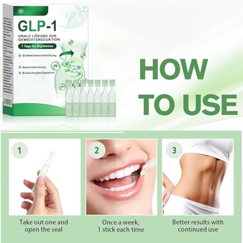 GLP-1 Lósung, Professional Glp-1 flüssigkeit, GLP1 Tropfen, Natürliche pflanzlichen Extrakten, für Frauen und Männe (5 Stück x 3Box)