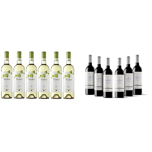 Verdeo Verdejo, Vino Blanco, Estandar - 6 Botellas De 75 Cl, Total: 4500 Ml Pago Del Cielo Celeste Roble, Vino Tinto - 6 Botellas De 75 Cl, Total: 4500 Ml Verdeo Verdejo, Vino Blanco, Estandar - 6 Botellas De 75 Cl, Total: 4500 Ml Pago Del Cielo Celeste Roble, Vino Tinto - 6 Botellas De 75 Cl, Total: 4500 Ml