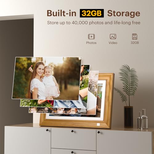 image for Kodak 14.1 Inch Smart WiFi Digital Picture Frame 1920x1080 Touch Scree