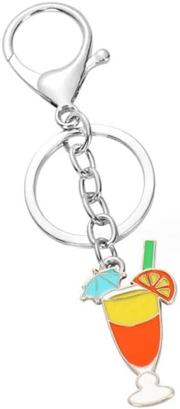 Keychain Juice Cup Pendant Keyring Unisex Key Organizer Holder Keyring Birthday Christmas Wedding Valentine's Day for Men and Women - Image 7